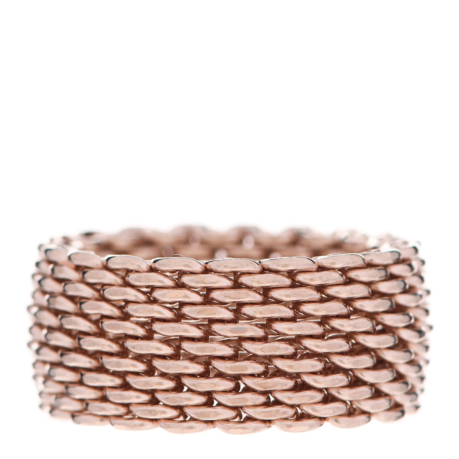 Tiffany Rubedo Somerset Mesh Ring 53 6.5 1 of 5