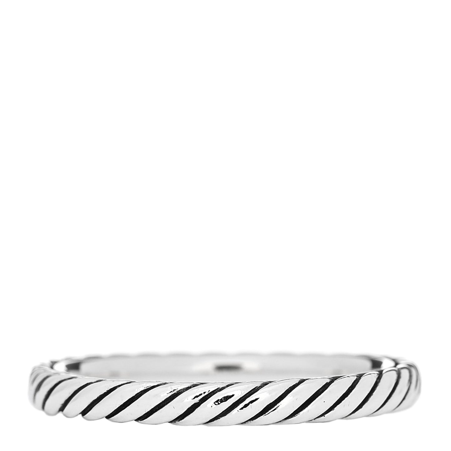 Sterling Silver Cable Classics Band Ring 56 7.75
