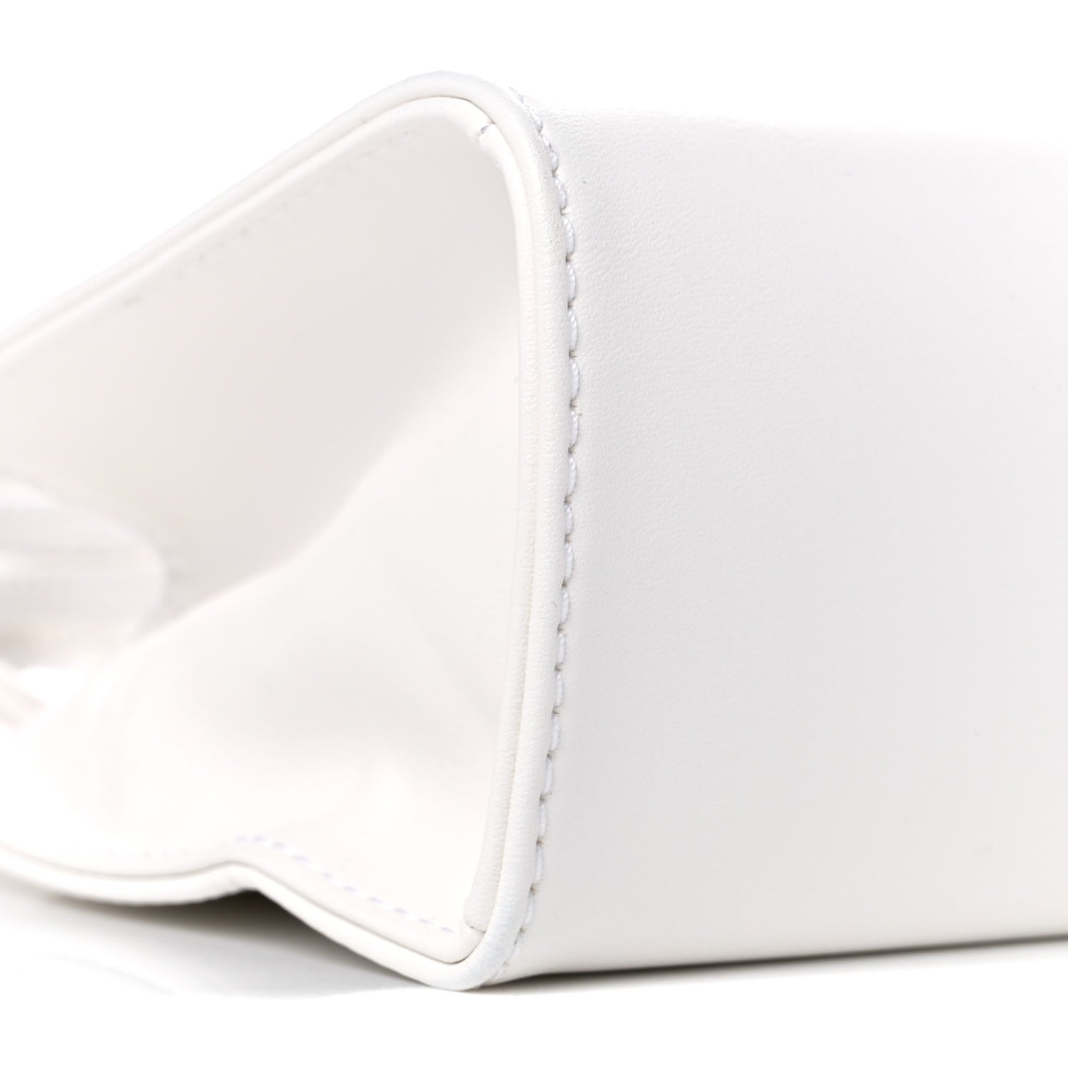 Telfar Vegan Leather Small Shopping Bag White 8 of 9