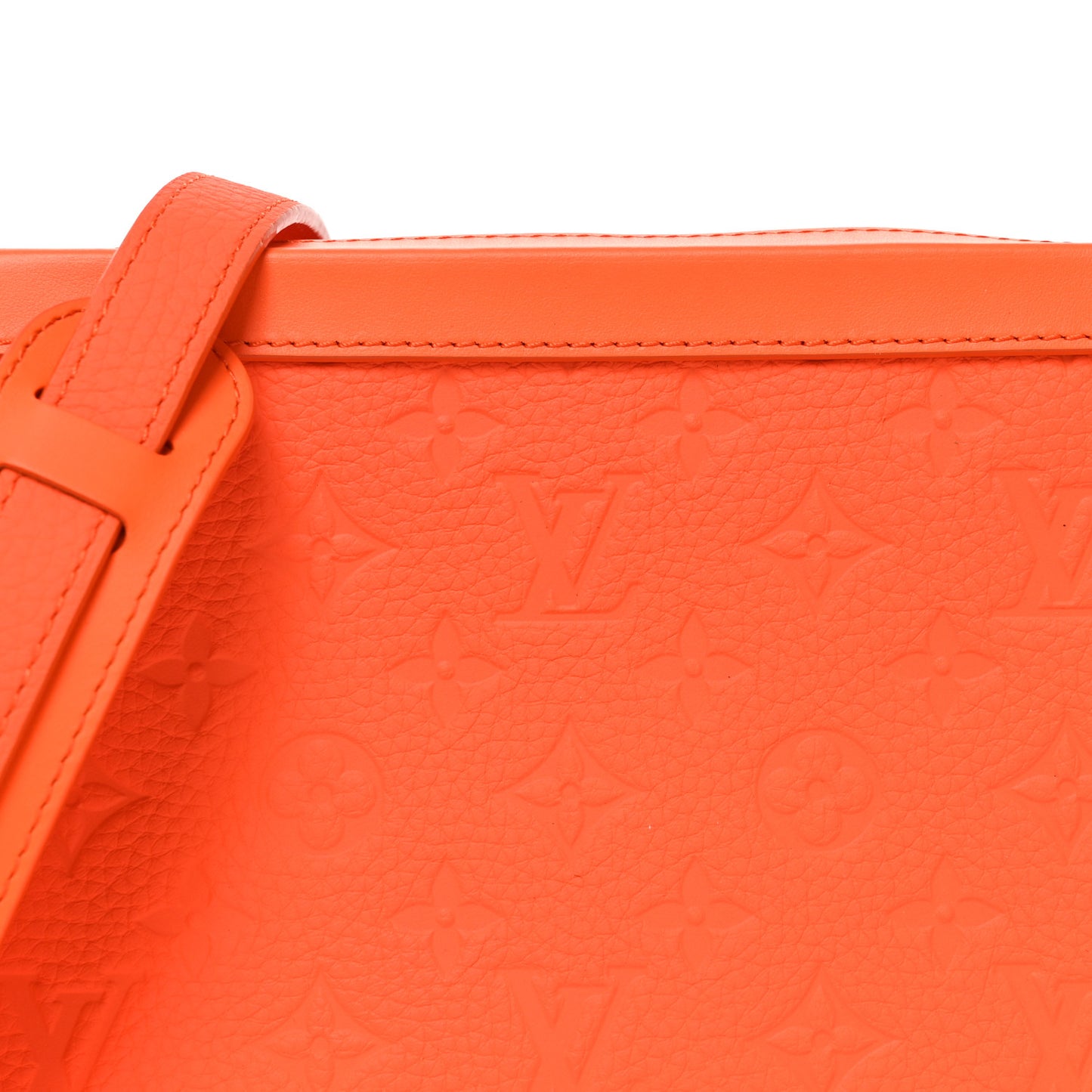 Taurillon Monogram Solar Ray Soft Trunk Orange