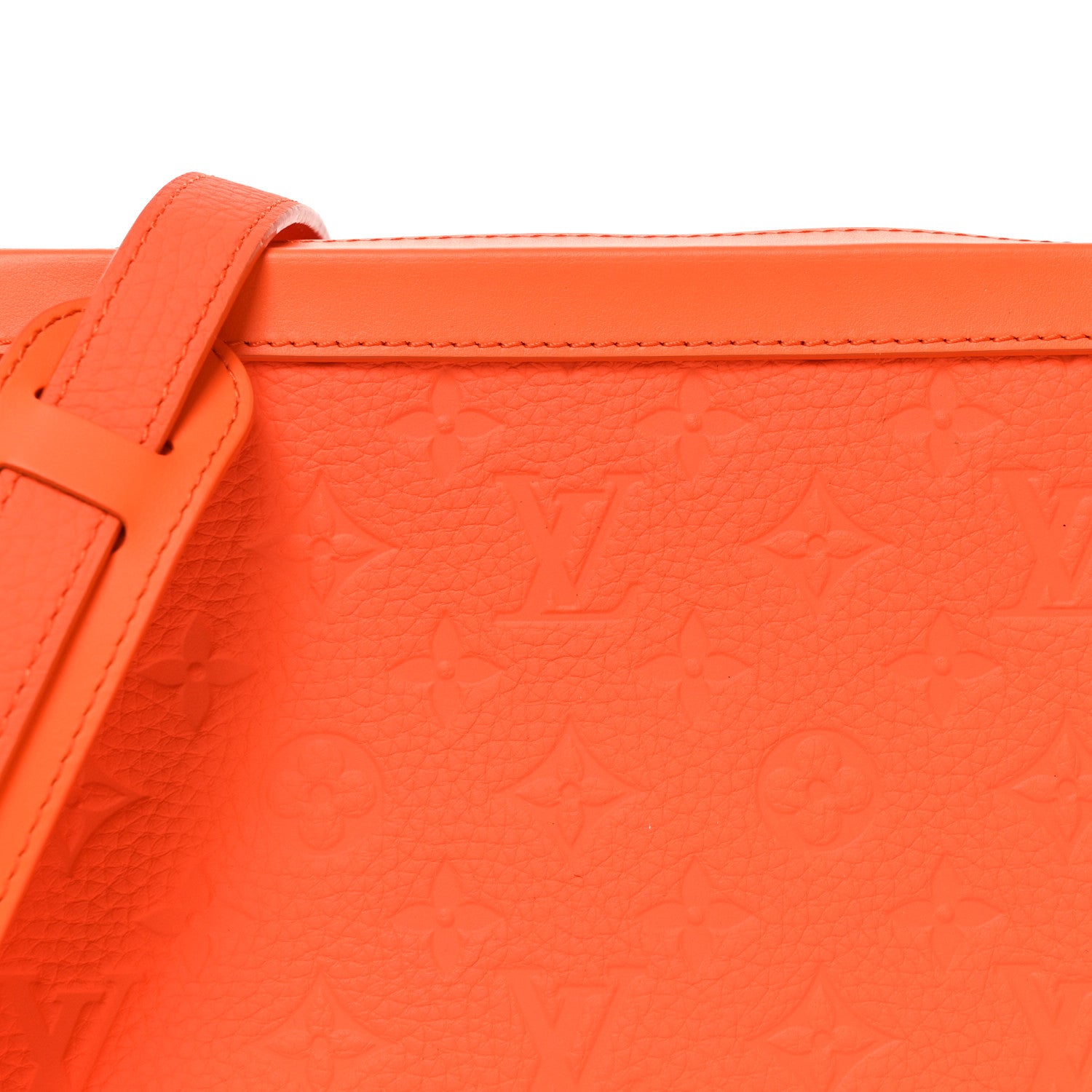 Louis Vuitton Taurillon Monogram Solar Ray Soft Trunk Orange 12 of 17