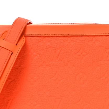 Louis Vuitton Taurillon Monogram Solar Ray Soft Trunk Orange 12 of 17