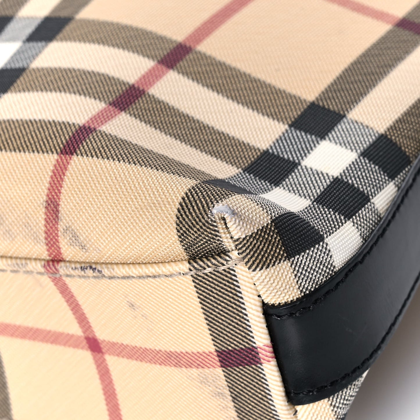Vintage Check Shoulder Bag Black