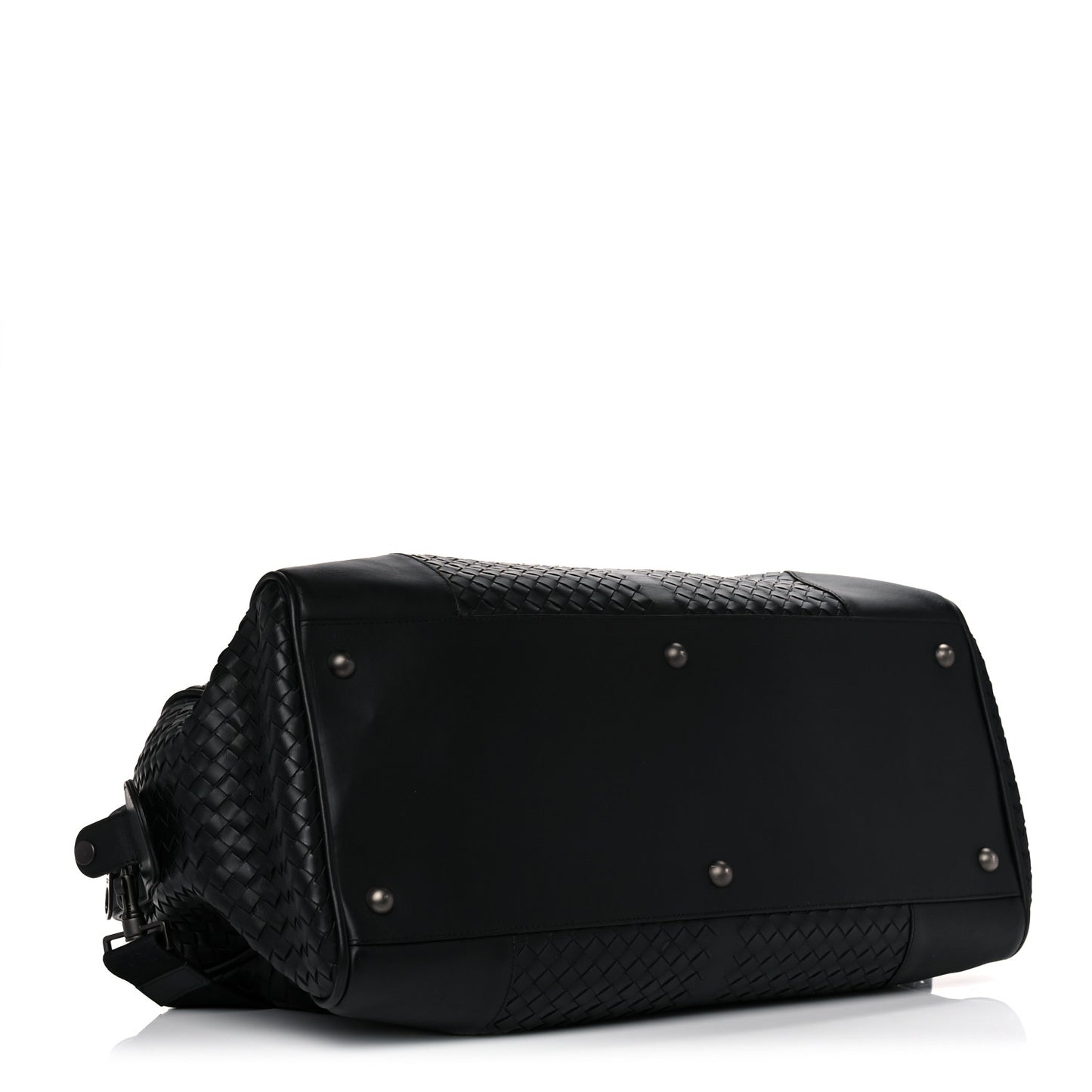 Nappa Intrecciato VN Large Duffel Black
