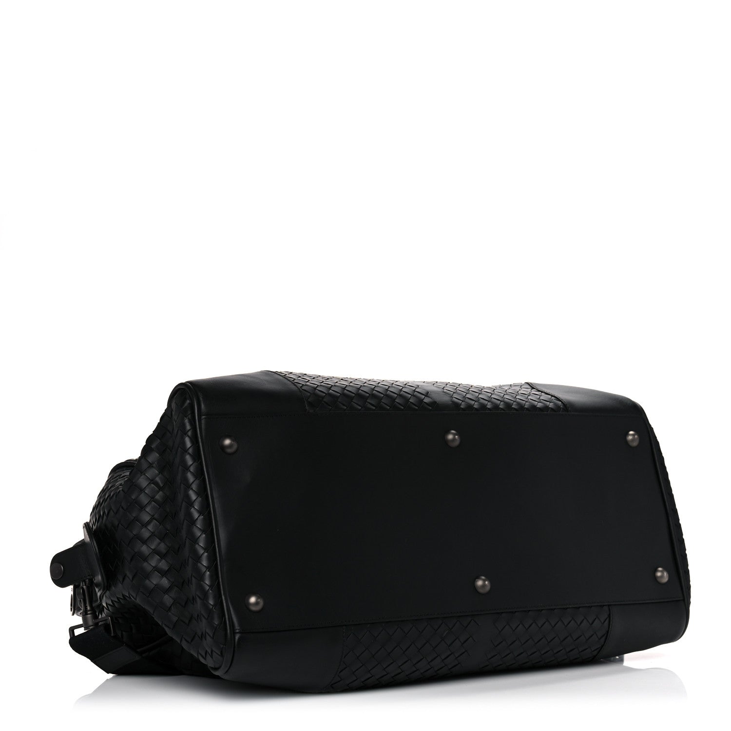 Bottega Veneta Nappa Intrecciato VN Large Duffel Black 3 of 15