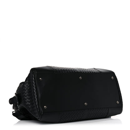 Bottega Veneta Nappa Intrecciato VN Large Duffel Black 3 of 15