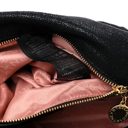 Stella McCartney Shaggy Deer Falabella Fold Over Tote Black 7 of 9