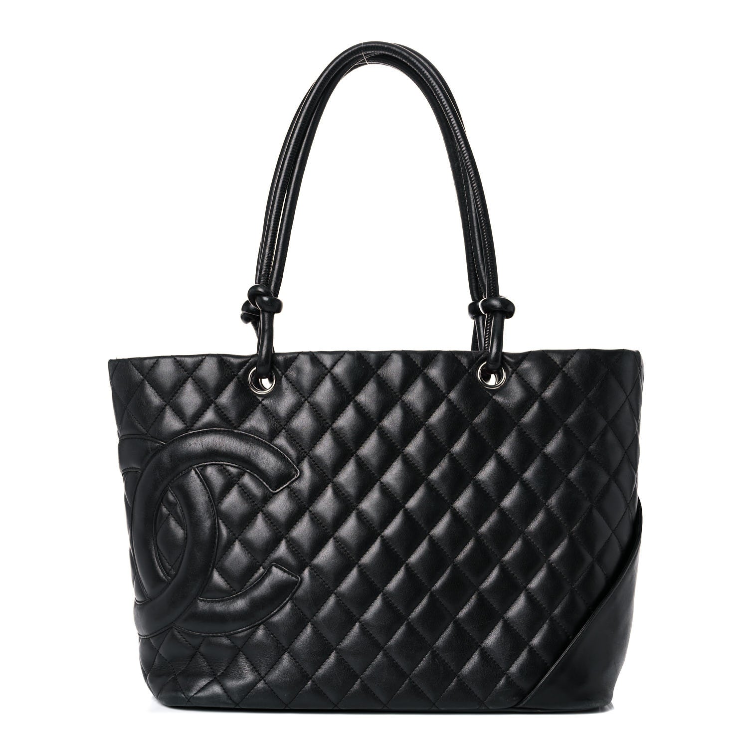 Chanel Calfskin Quilted Large Cambon Tote Black 1 of 28