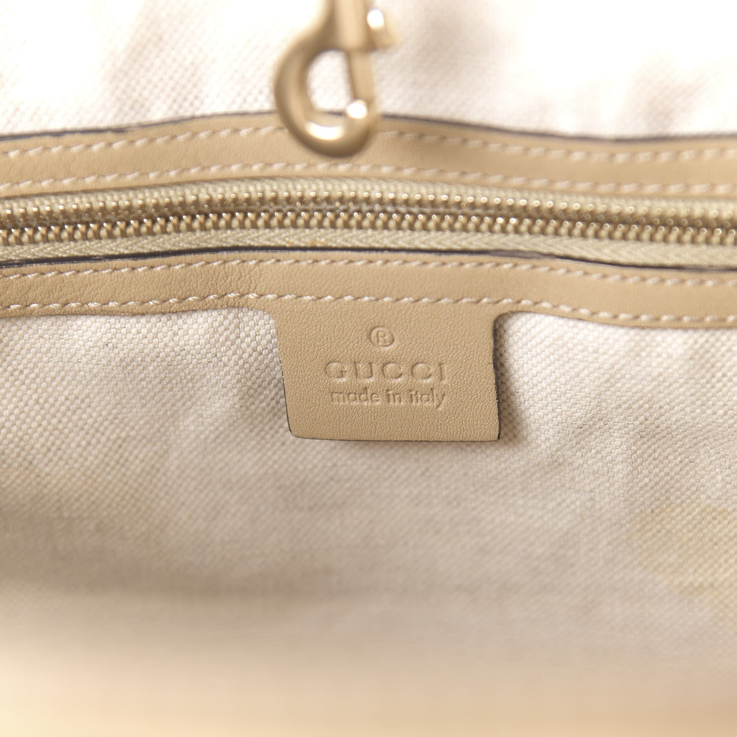 Gucci GG Supreme Monogram Medium Nice Tote Beige 8 of 13