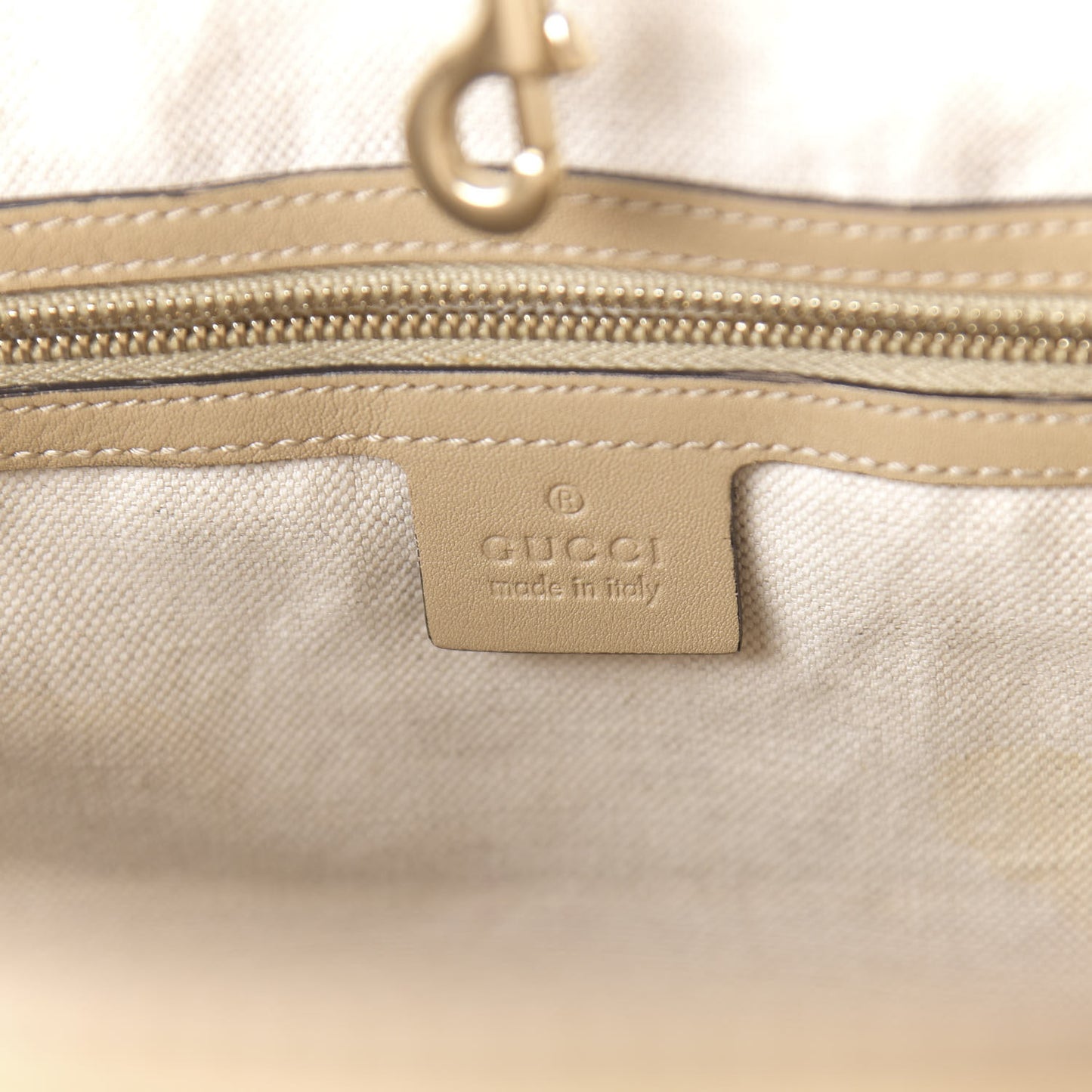 GG Supreme Monogram Medium Nice Tote Beige