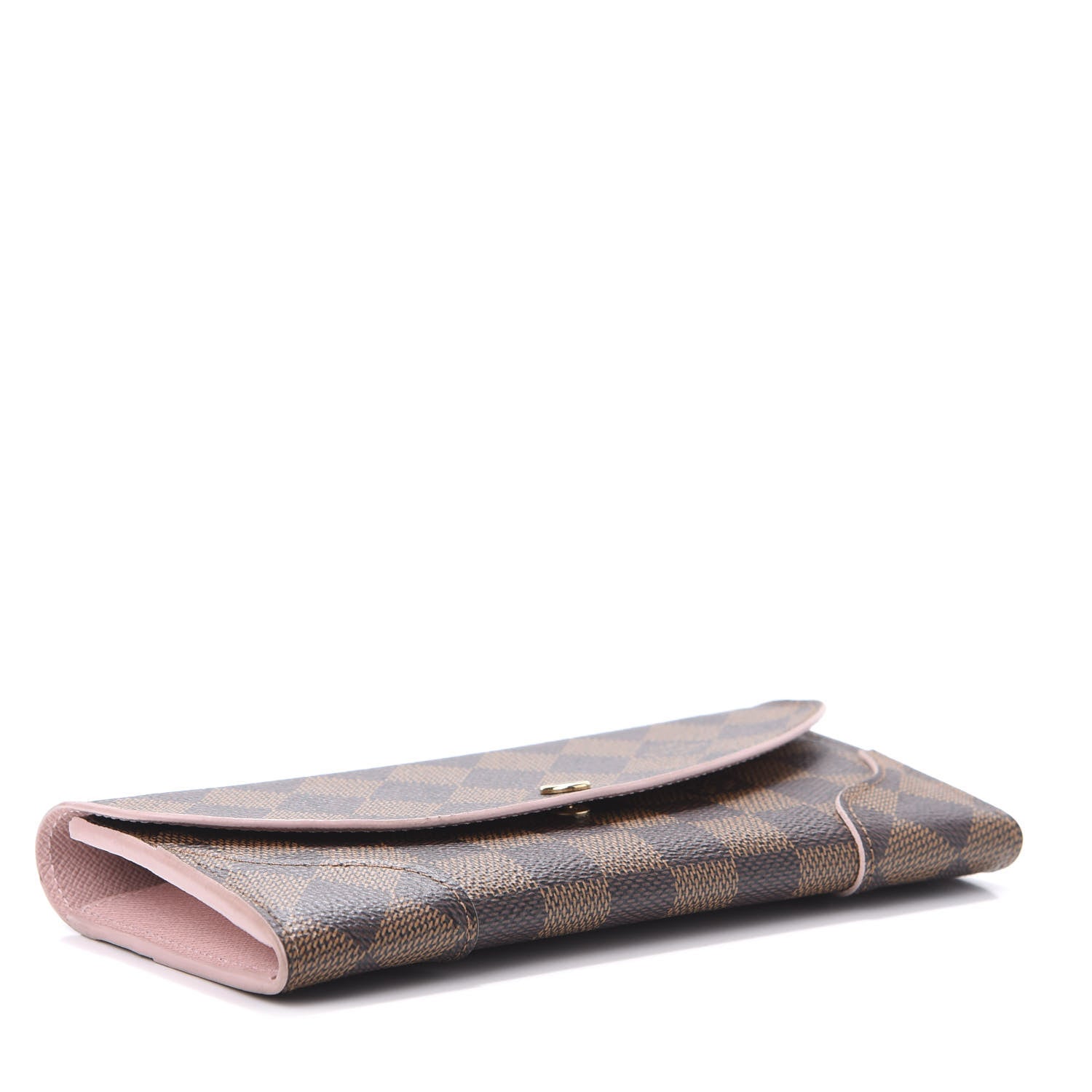 Louis Vuitton Damier Ebene Caissa Wallet Rose Ballerine 4 of 7