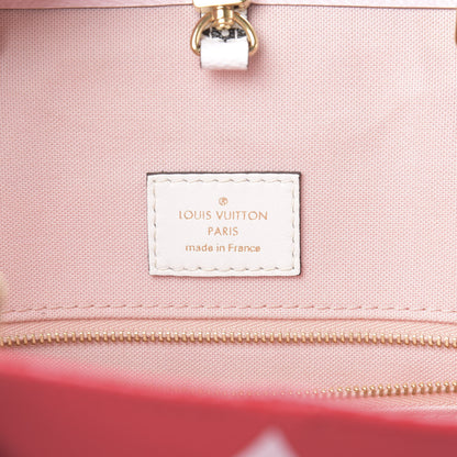 Louis Vuitton Monogram Giant Onthego GM Rouge Rose 6 of 11