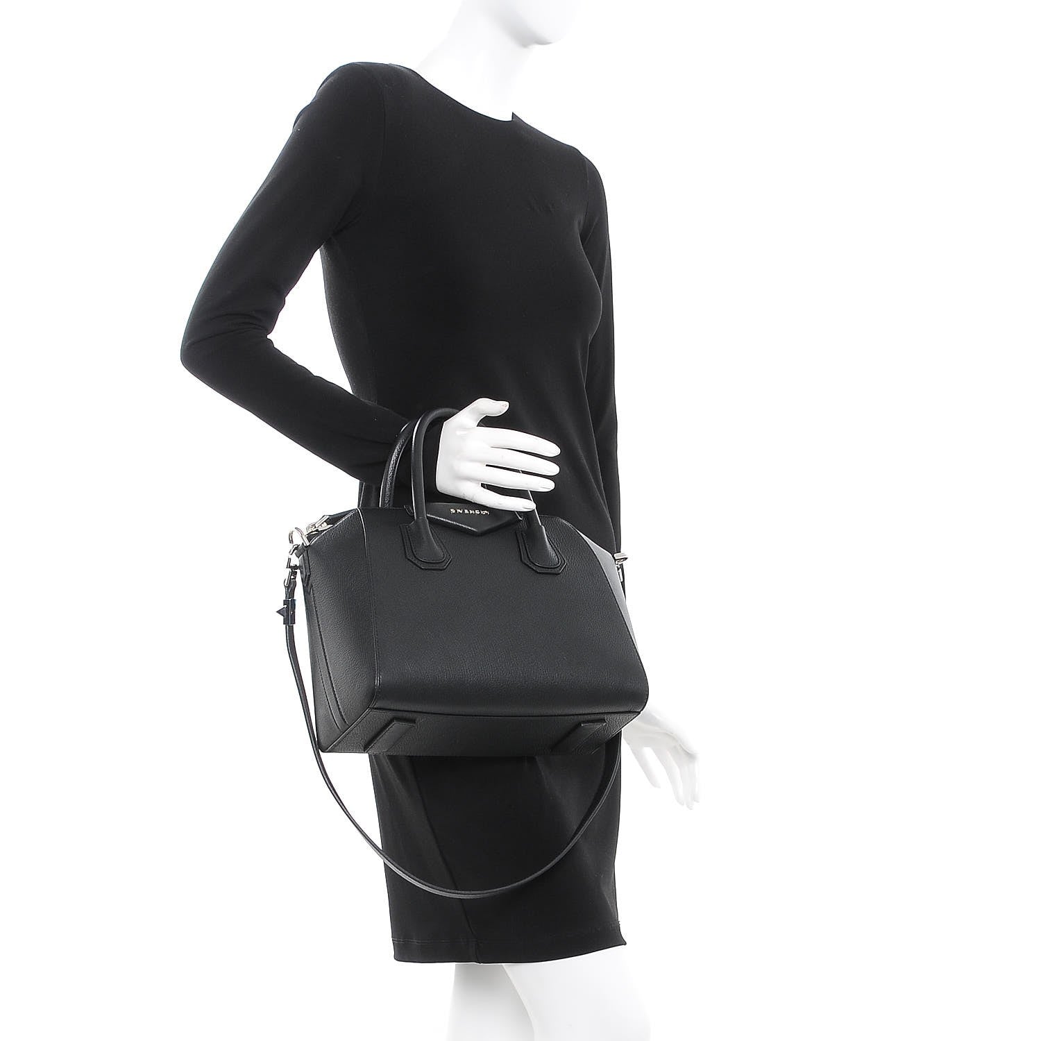 Givenchy Sugar Goatskin Small Antigona Black 4 of 18