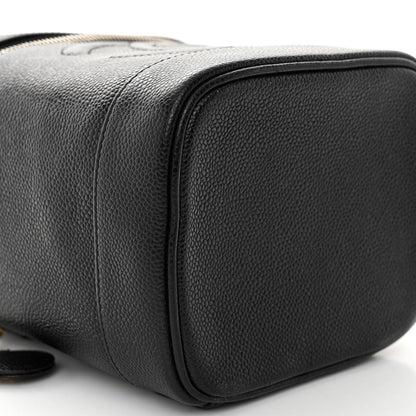 Chanel Caviar Vanity Cosmetic Case Black 16 of 17