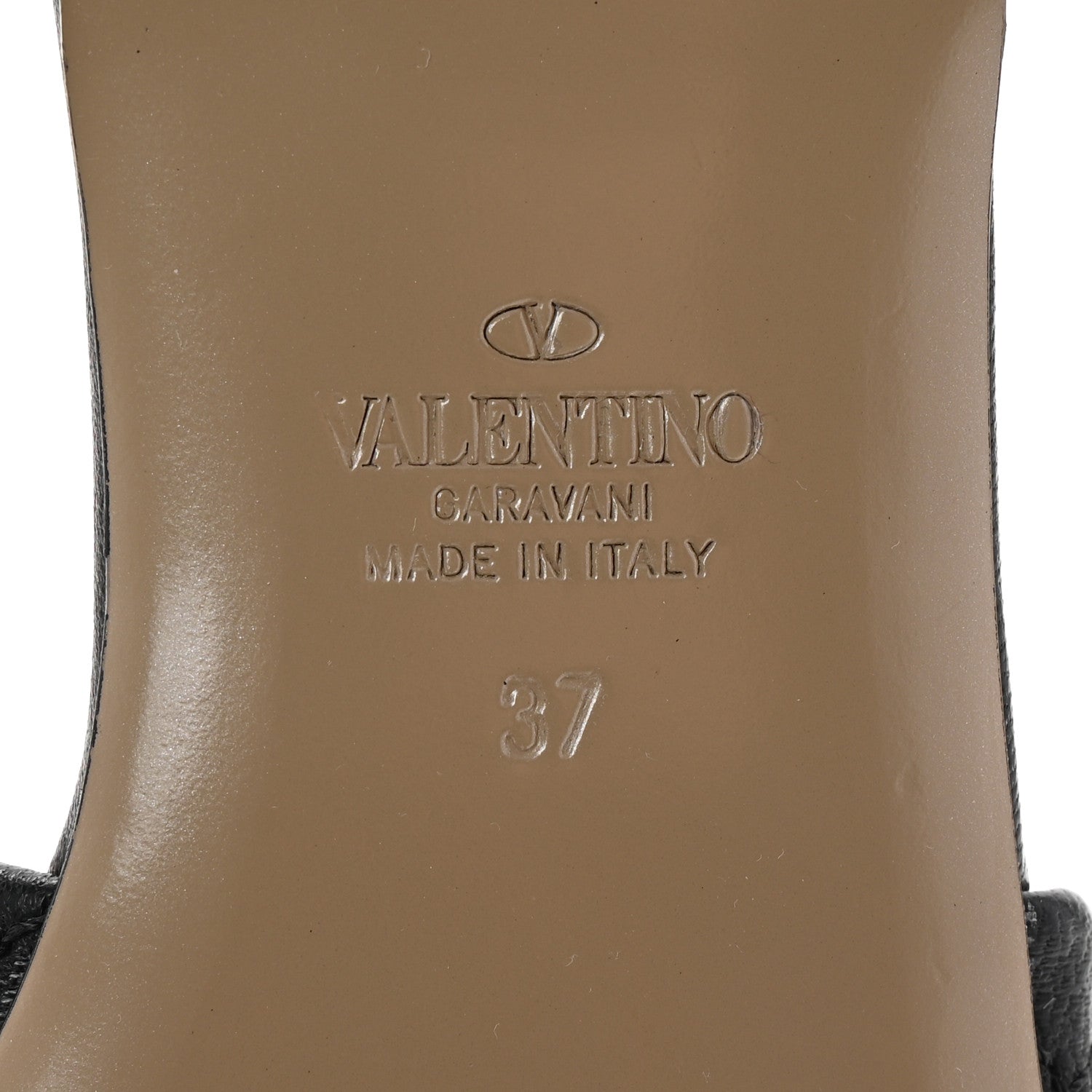 Valentino Garavani Nappa Roman Stud Flat Slide Sandals 37 Black 8 of 10