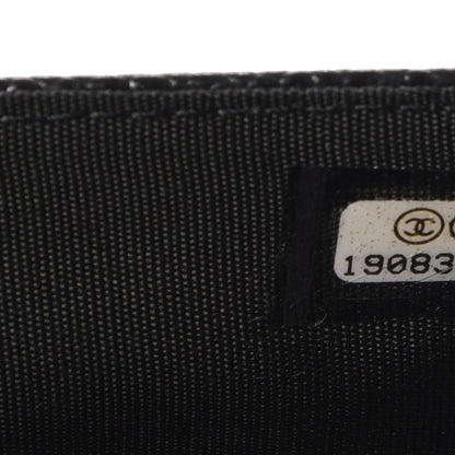 Chanel Caviar Timeless CC Wallet On Chain WOC Black 8 of 12