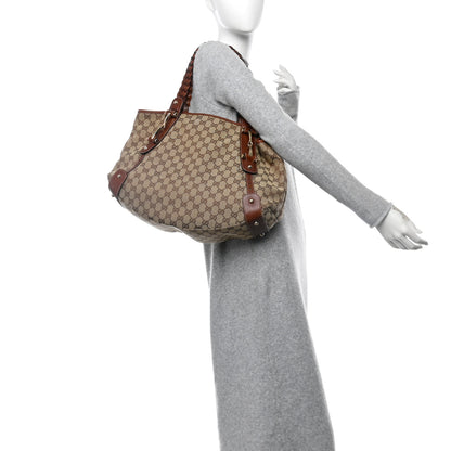 Gucci Monogram Medium Pelham Shoulder Bag Brown 2 of 17