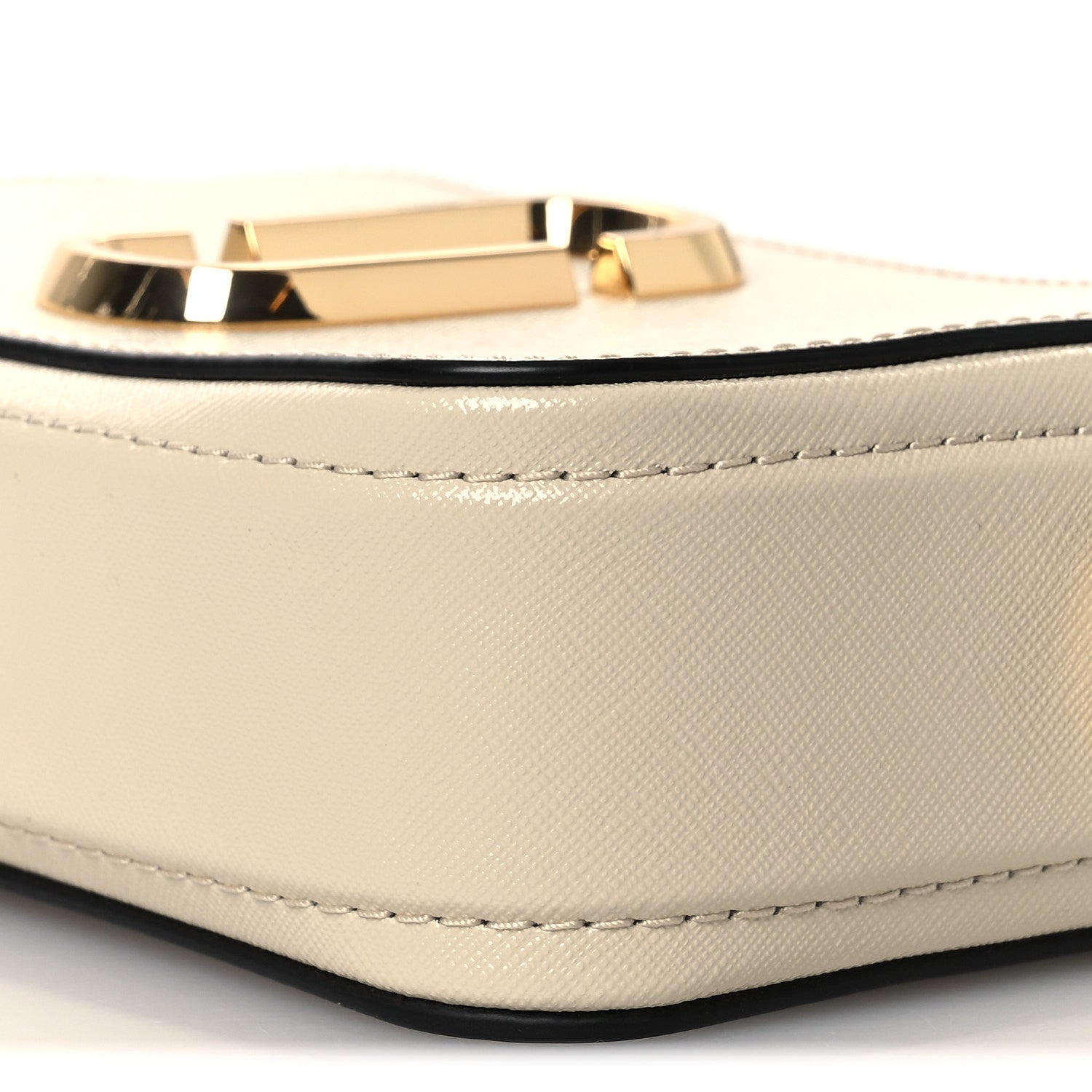 Marc Jacobs Saffiano Small Snapshot Camera Bag Cloud White Multicolor 10 of 12
