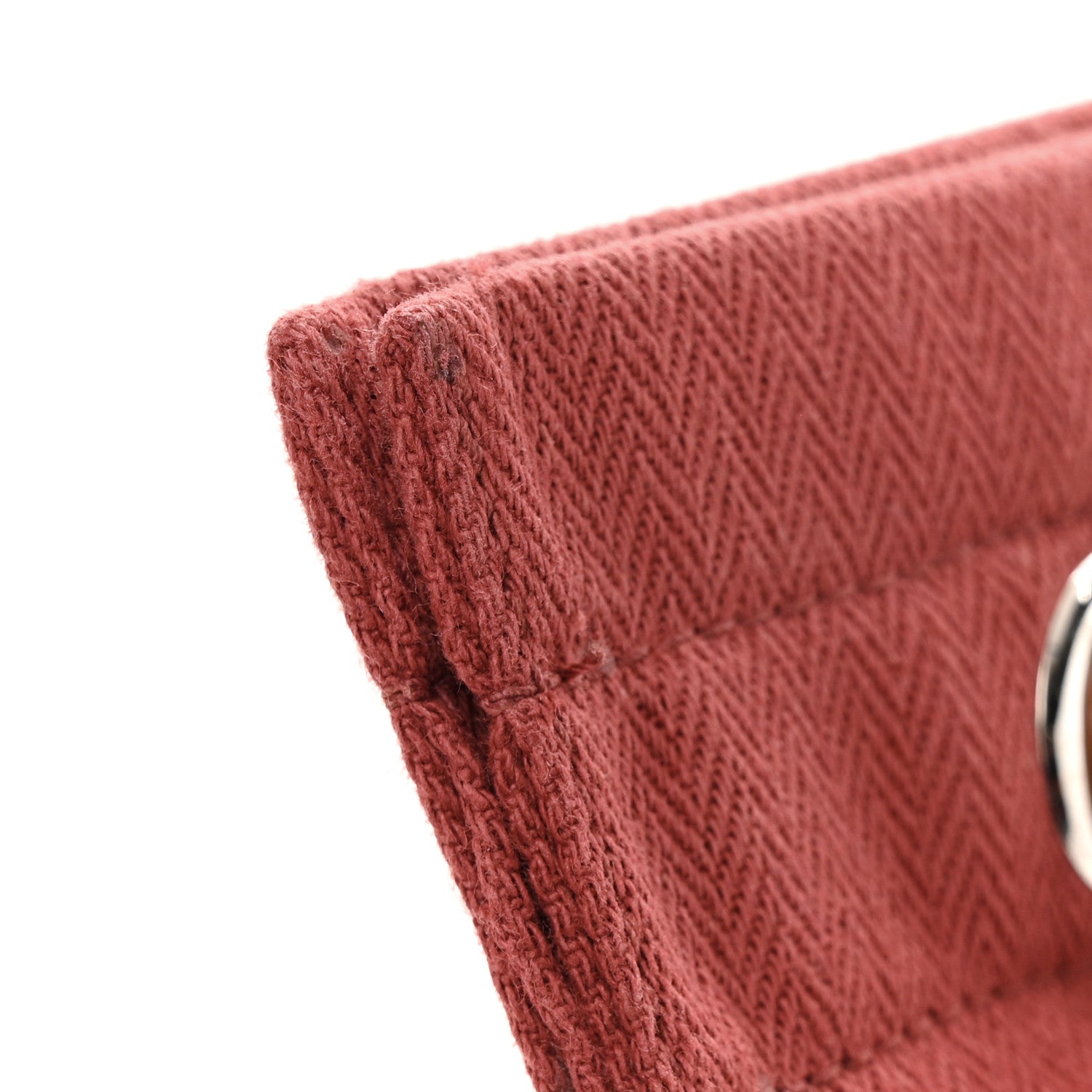 Hermes Canvas Swift Aline Grooming Bag Rouge H Gold 11 of 13