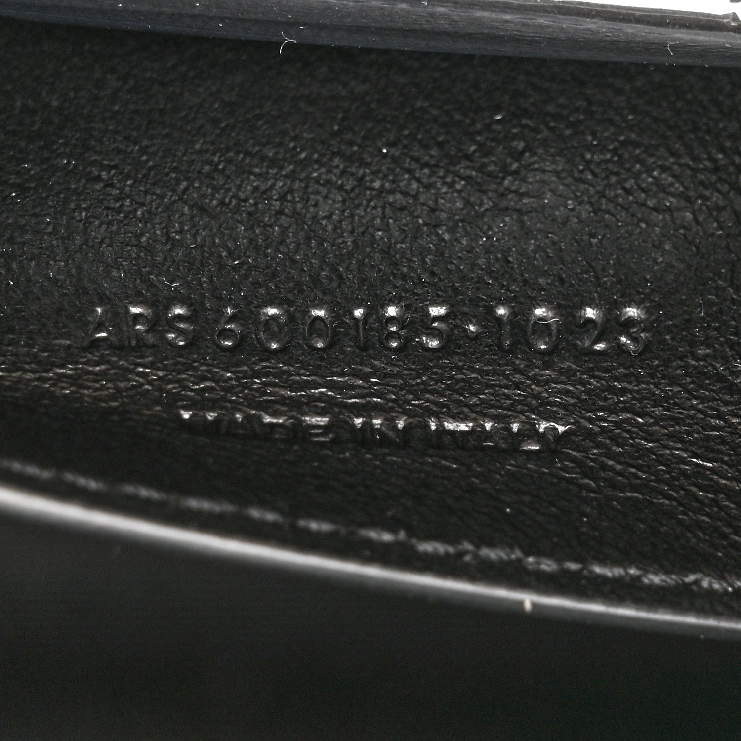 Saint Laurent Lambskin Mixed Matelasse Triquilt Medium Monogram Satchel Dark Cork 7 of 13