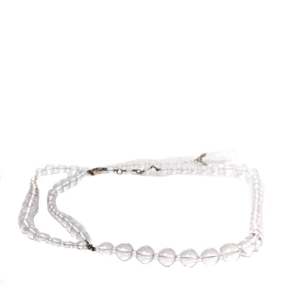 Chanel Transparent Bead Crystal CC Strand Belt 2 of 3