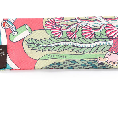 Hermes Silk Exposition Universelle Twilly Rose Vif Menthol 3 of 4
