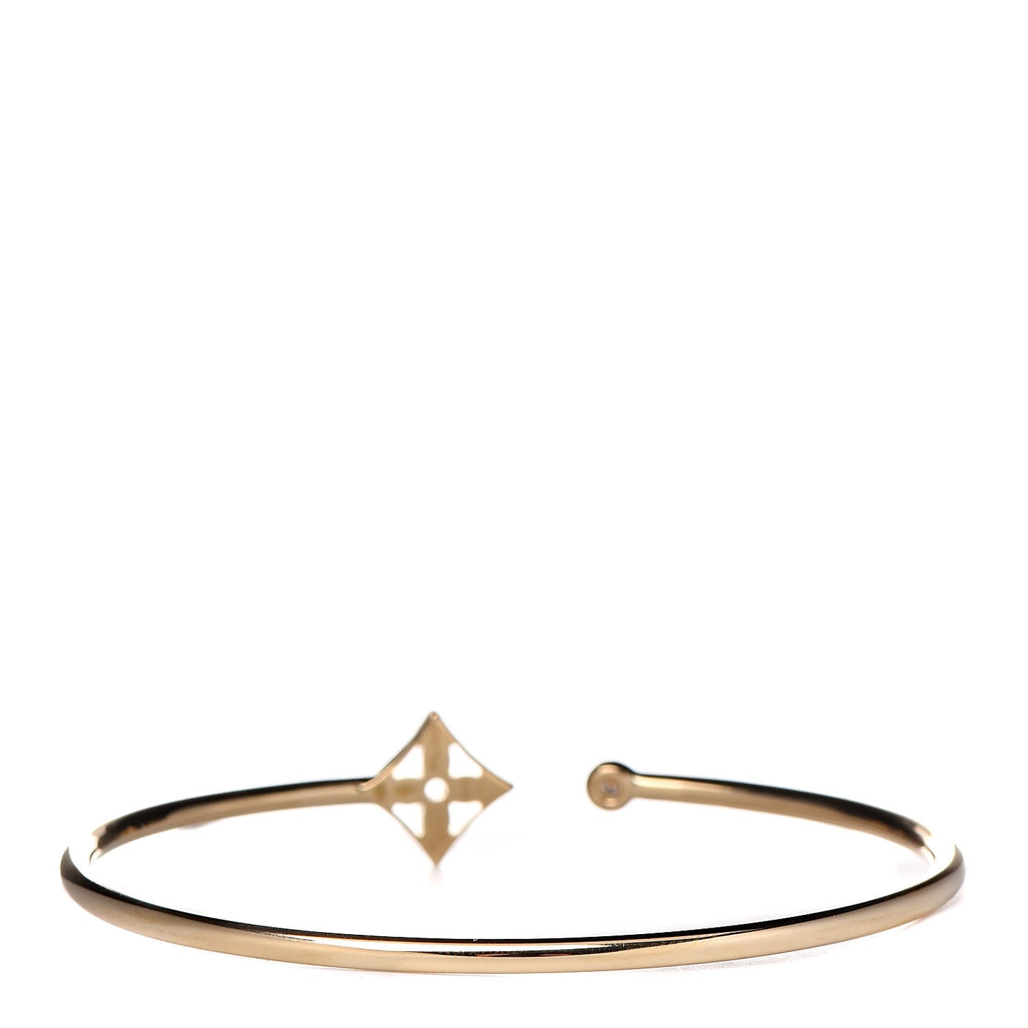 18K Yellow Gold Diamond Idylle Blossom Twist Bracelet