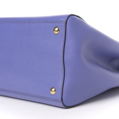 Fendi Vitello Elite Regular 2Jours Tote Cassis 7 of 8
