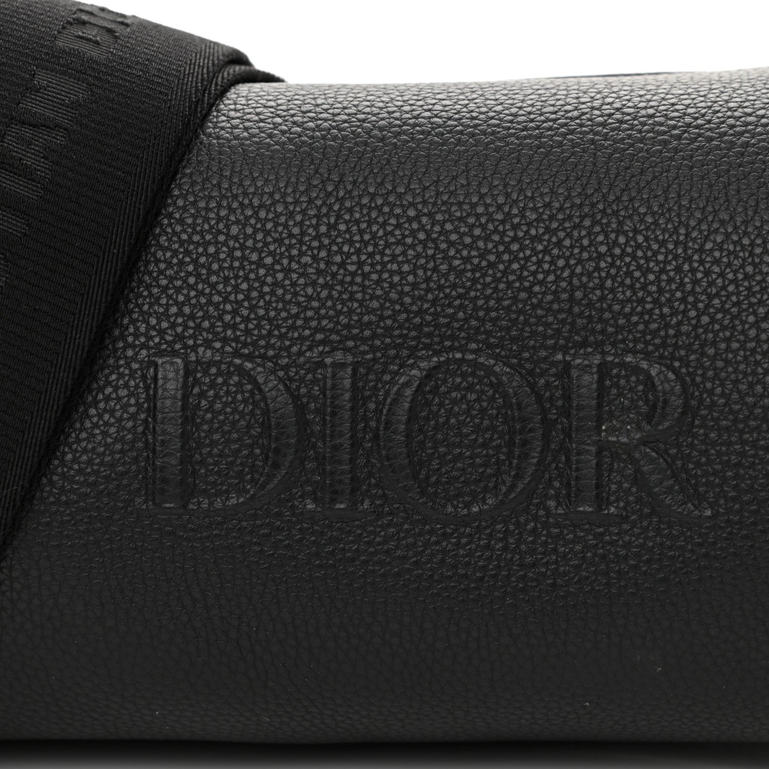 Christian Dior HOMME Grained Calfskin Mens Roller Messenger Black 7 of 10