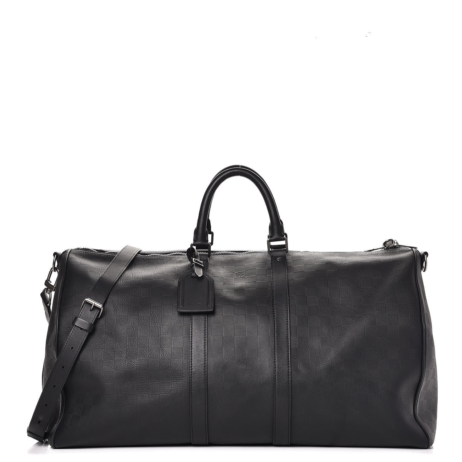 Louis Vuitton Damier Infini Keepall Bandouliere 55 Onyx 1 of 15