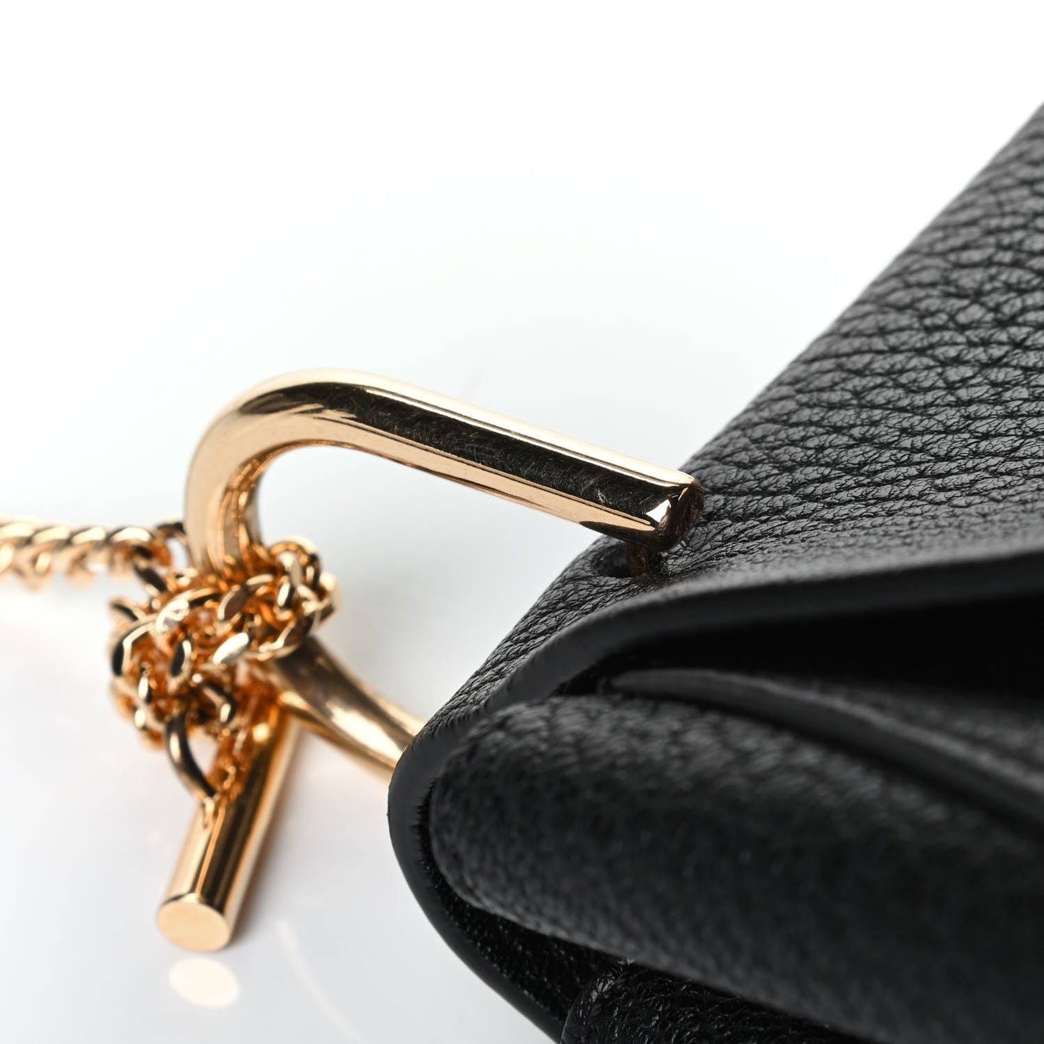 Chloe Grained Lambskin Drew Shoulder Bag Black 5 of 6