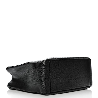 Chanel Caviar Quilted Grand Shopping Tote GST Black 4 of 7