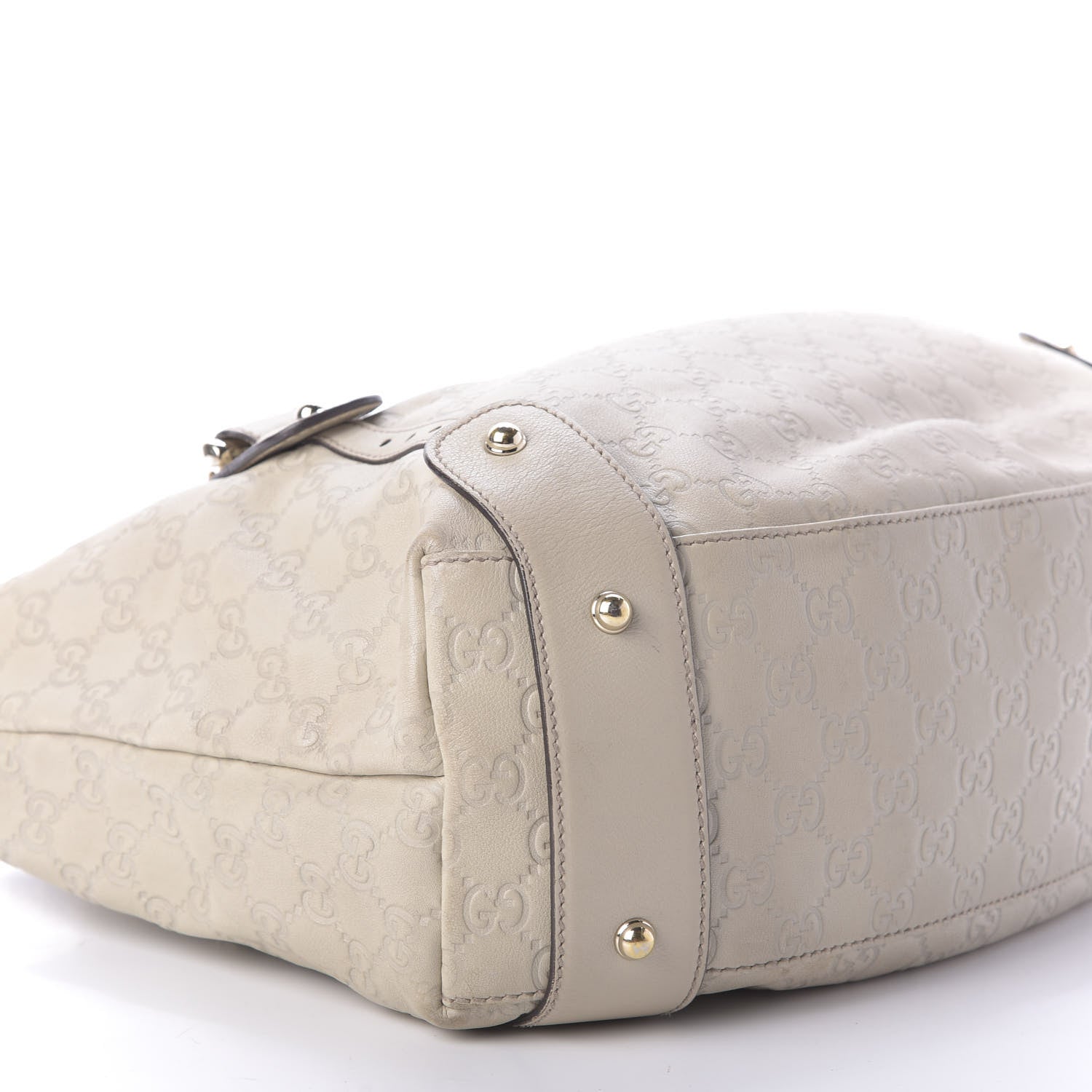 Gucci Guccissima Medium Pelham Shoulder Bag Off White 6 of 9