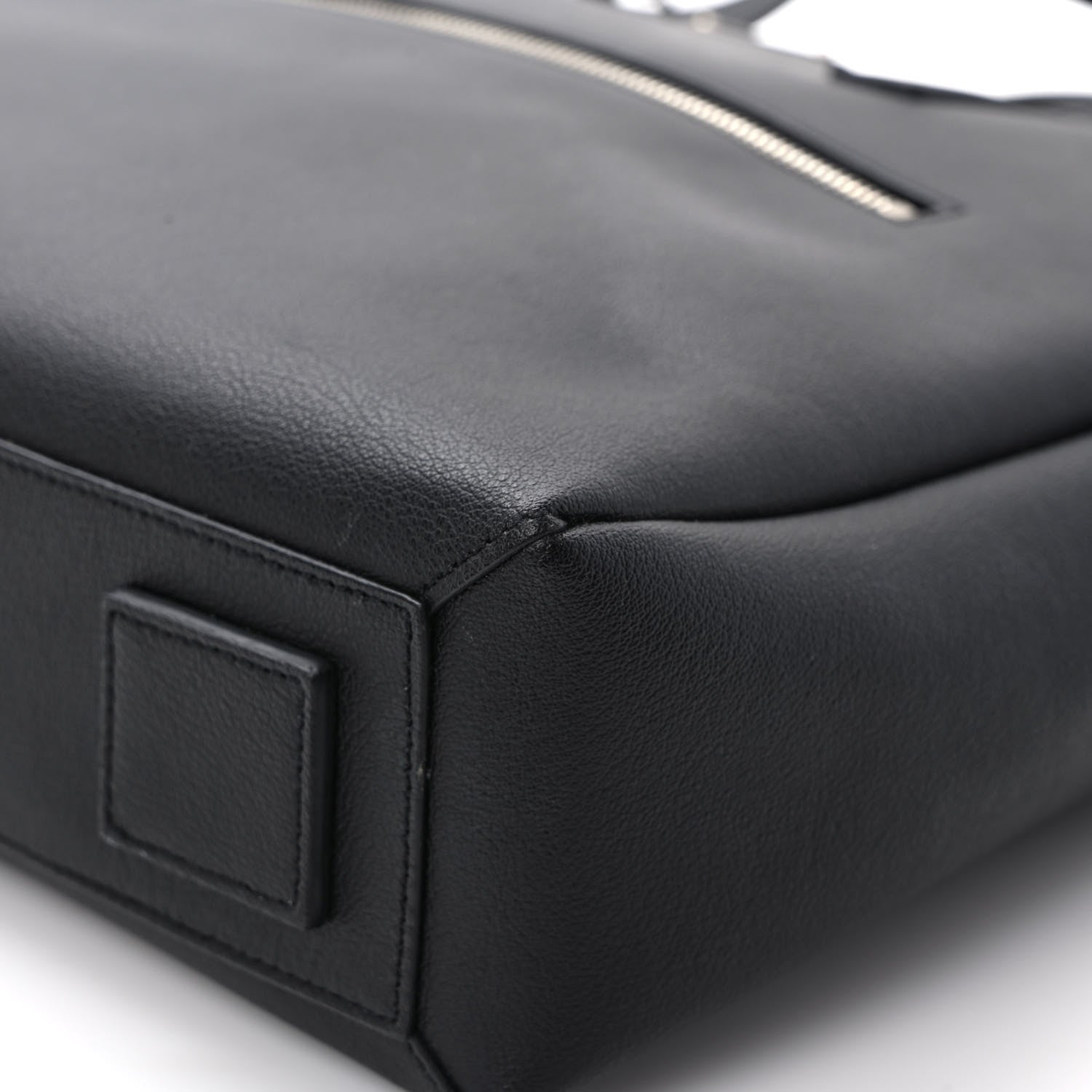 Saint Laurent Calfskin Bold Briefcase Black 10 of 10