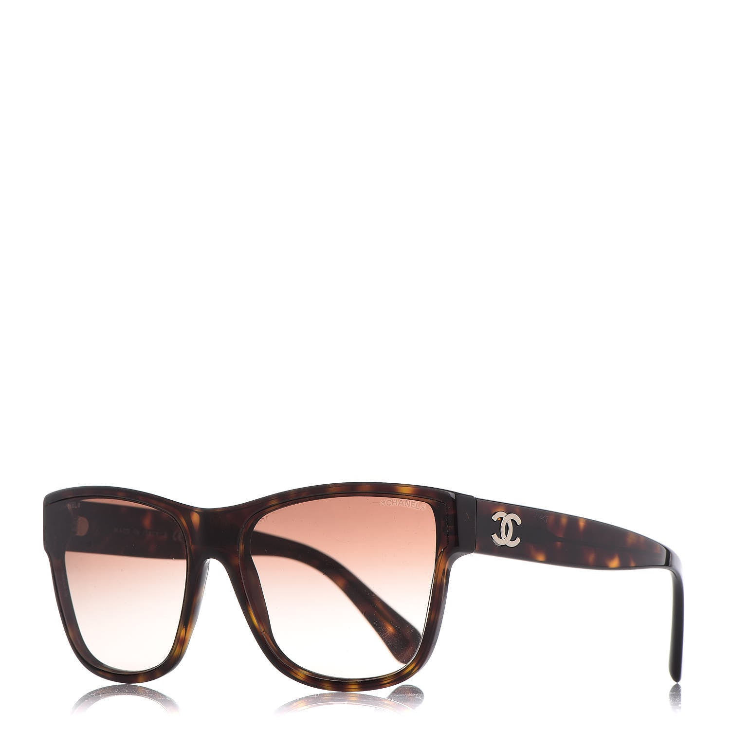 Chanel Acetate Butterfly Sunglasses 5386 Dark Tortoise 1 of 7