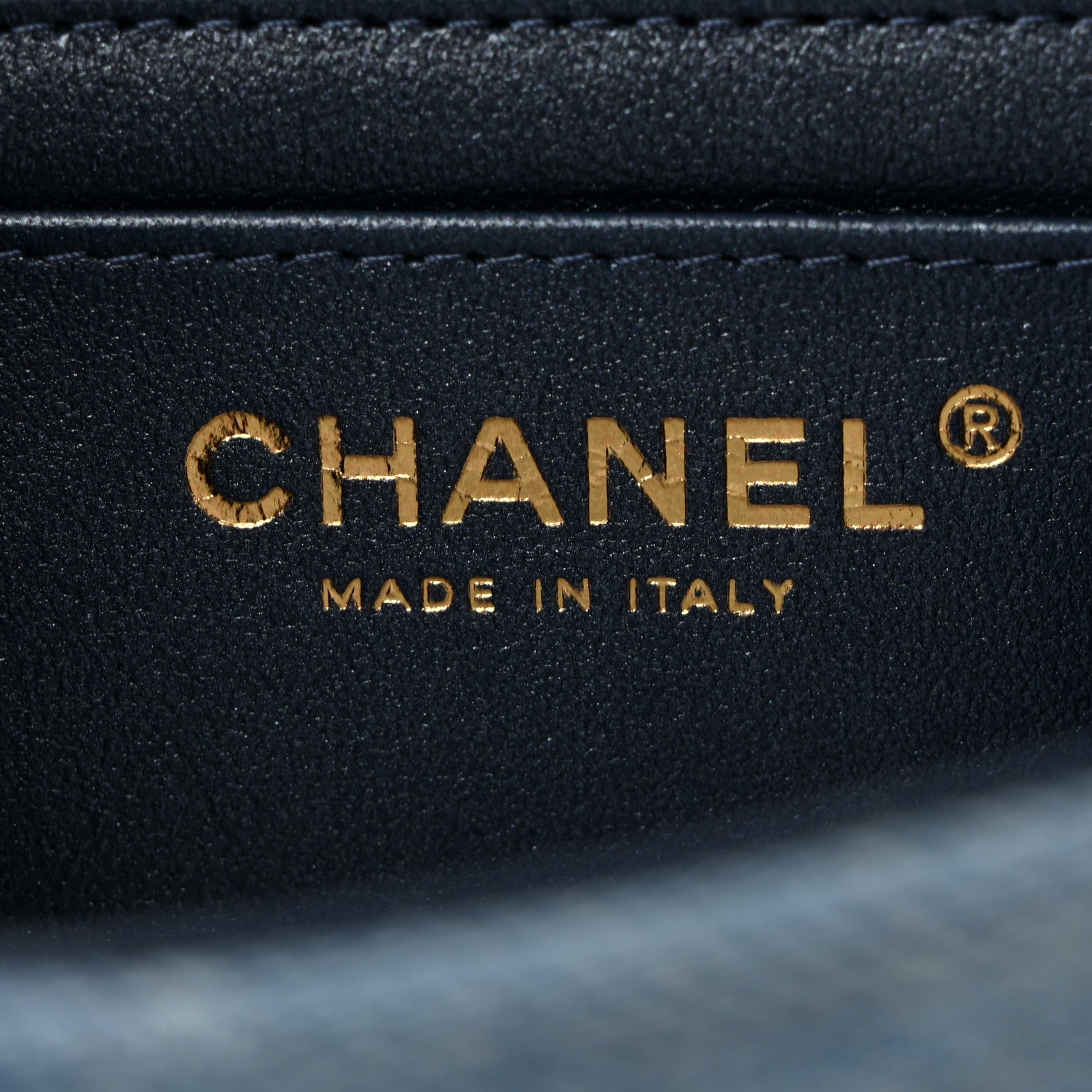 Chanel Washed Denim Quilted Mini Rectangular Flap Blue 6 of 11
