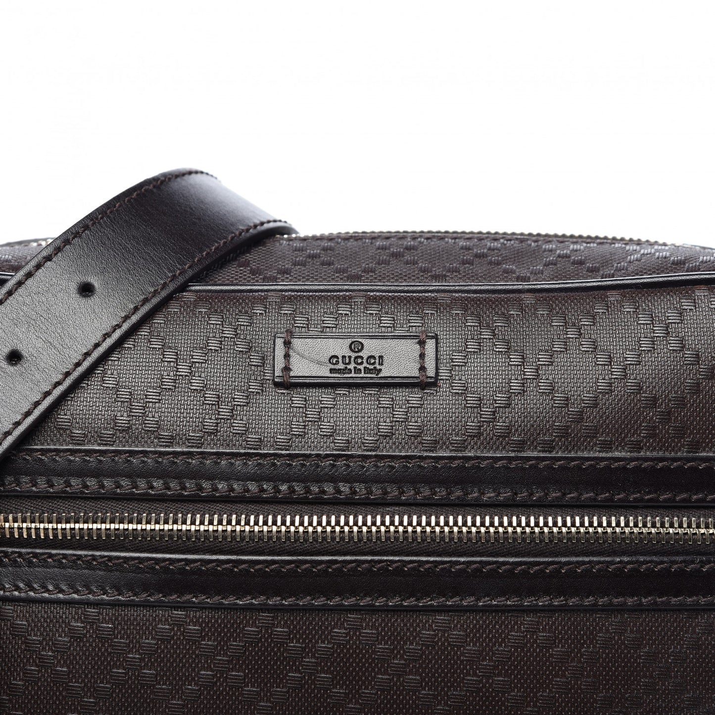 Bright Diamante Medium Messenger Bag Testa di Moro