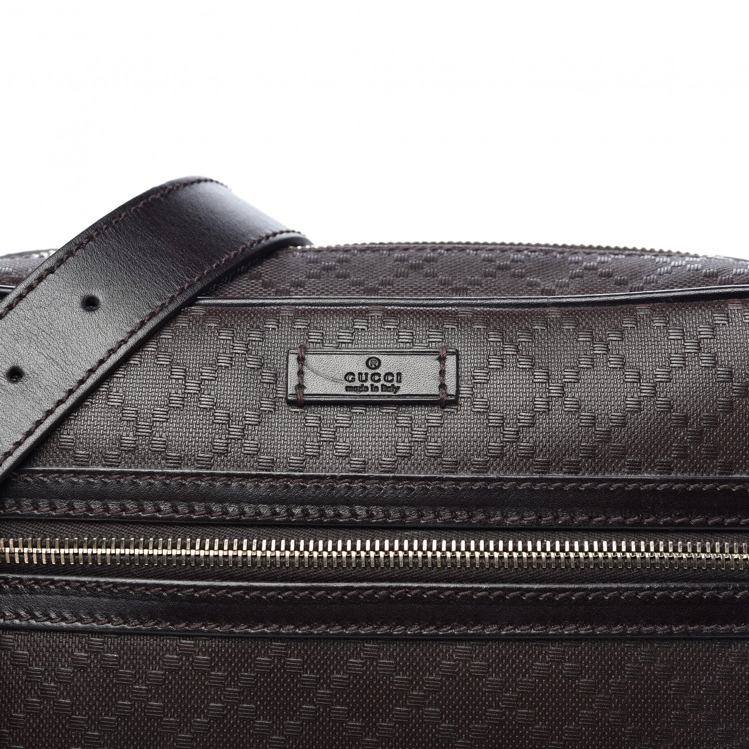 Gucci Bright Diamante Medium Messenger Bag Testa di Moro 10 of 10