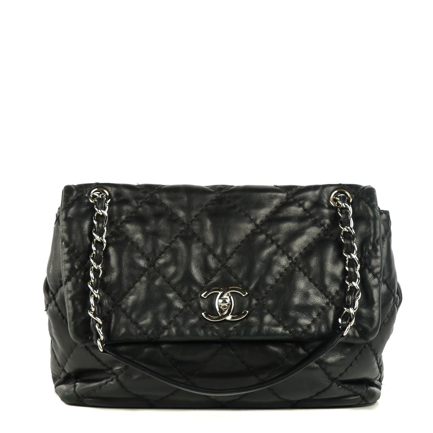 Calfskin Medium Love Me Tender Flap Black