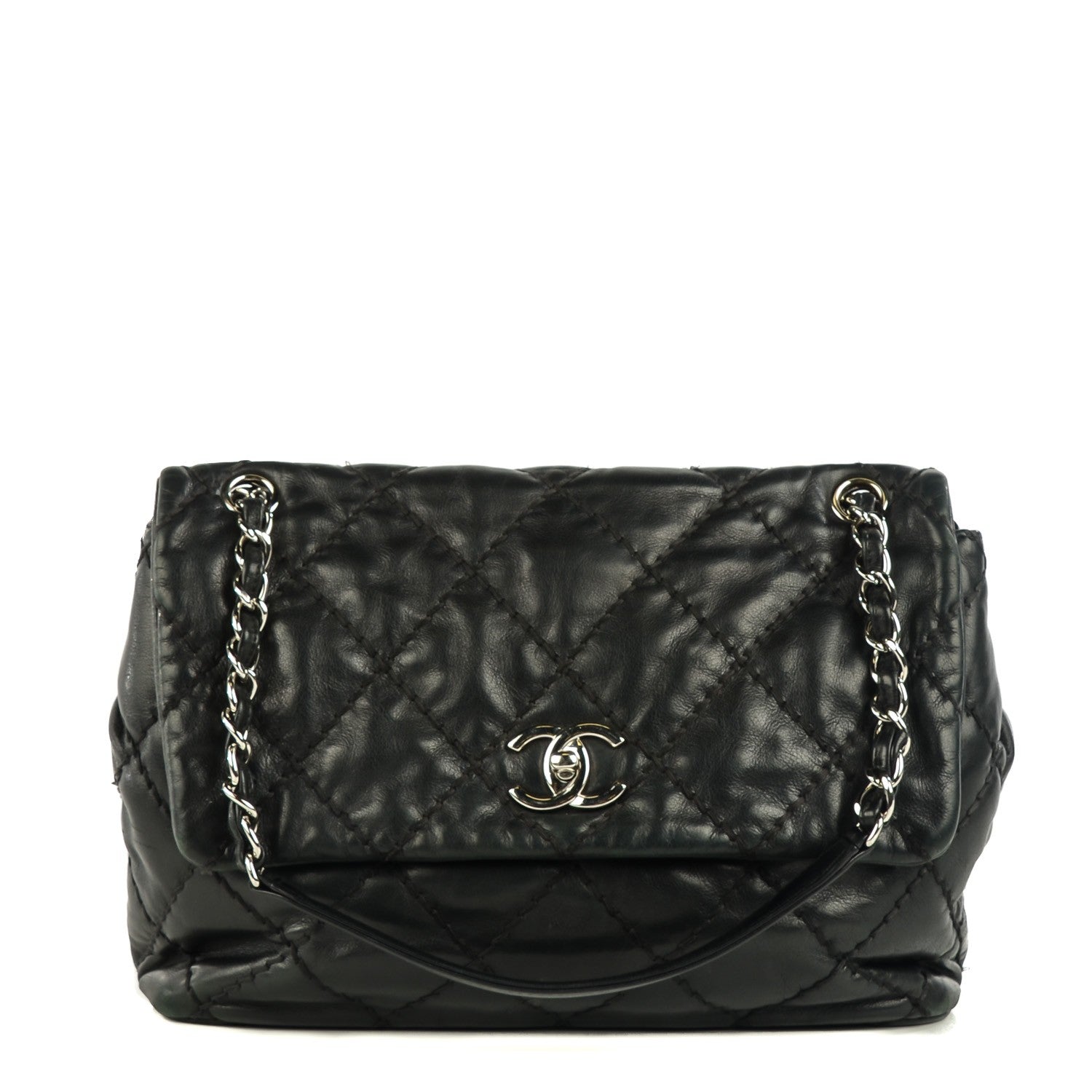 Chanel Calfskin Medium Love Me Tender Flap Black 1 of 8