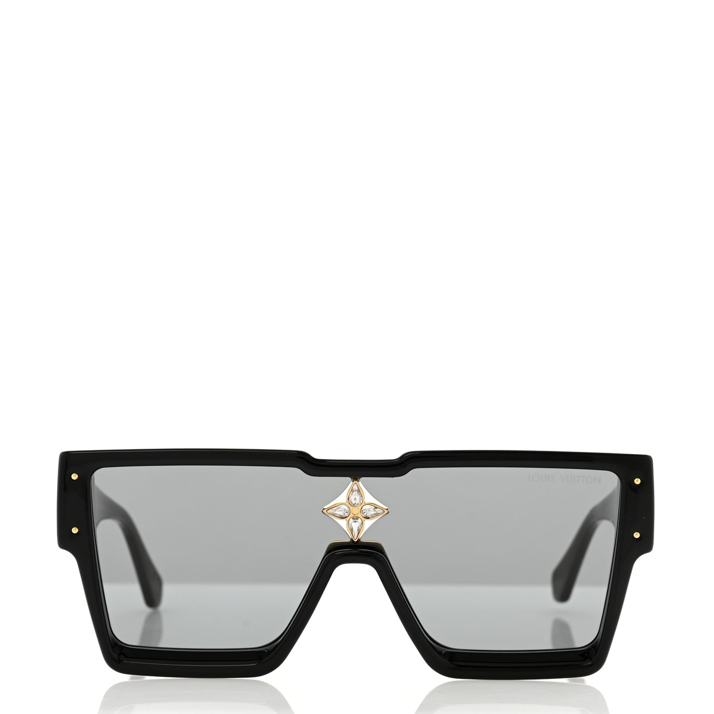 Acetate Swarovski Crystal Cyclone Sunglasses Z1578W Black