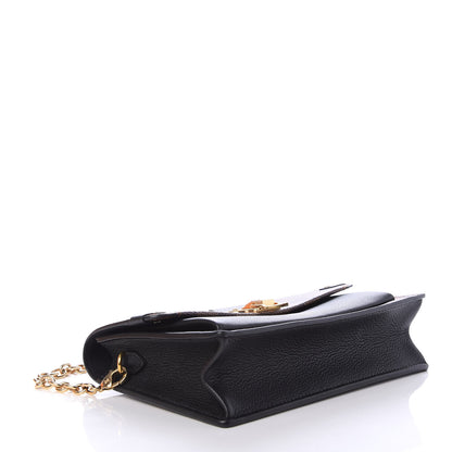 Louis Vuitton Damier Ebene Vavin Chain Wallet Black 4 of 11