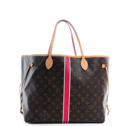 Louis Vuitton Monogram My LV Heritage Neverfull GM Fuchsia Gris 1 of 7