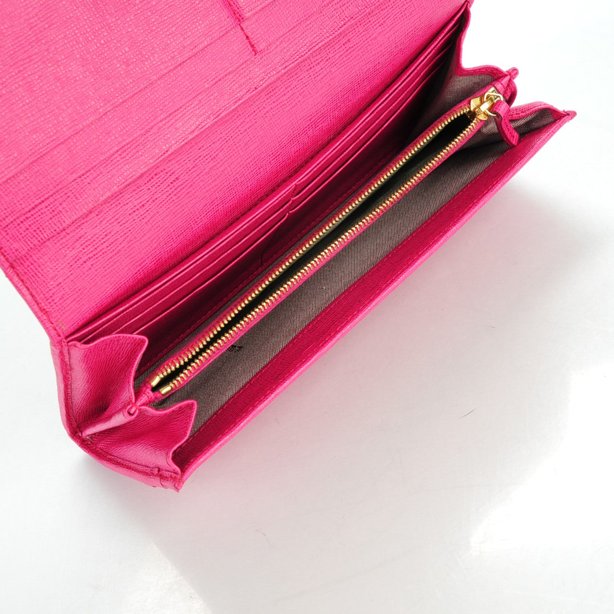 Fendi Vitello Elite Continental Wallet Ciclamino 7 of 13