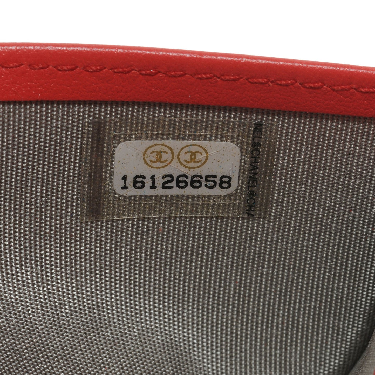 Diamond Stitched Long Flap Wallet Red