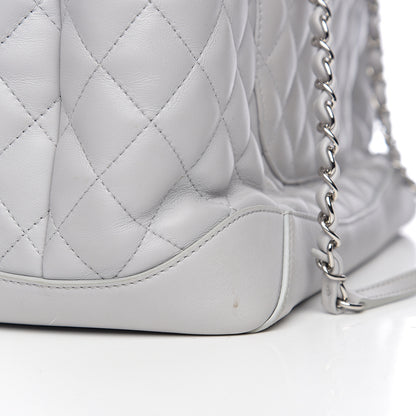 Chanel Calfskin Quilted Large Easy Shopping Tote Grey 8 of 12