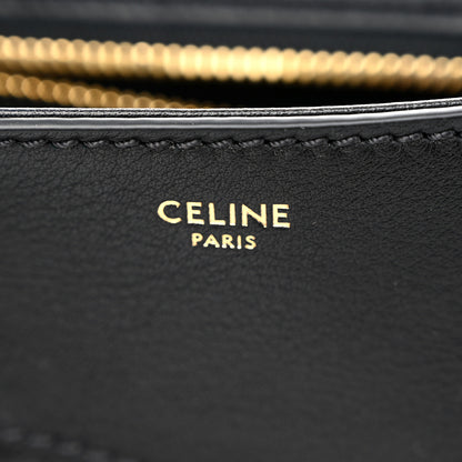 Celine Supple Grained Calfskin Teen Polly Black 6 of 9