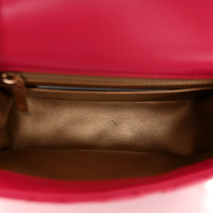 Chanel Lambskin Quilted Mini Pearl Crush Flap Fuchsia 5 of 10