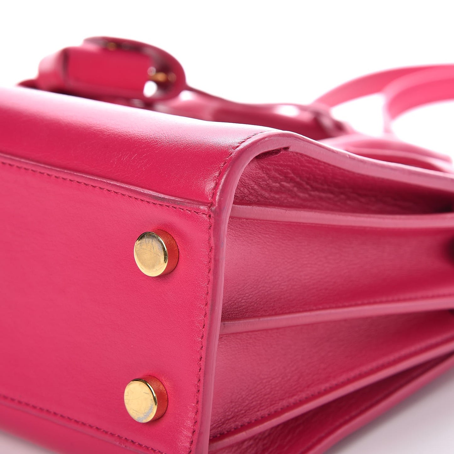 Calfskin Nano Sac De Jour Lipstick Fuchsia