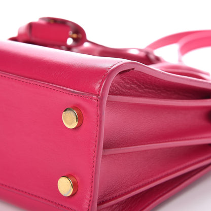Saint Laurent Calfskin Nano Sac De Jour Lipstick Fuchsia 17 of 18